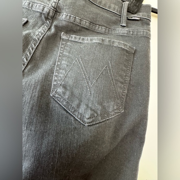 Mother the Hustler High Waist Ankle Fray Jeans - Picture 5 of 10